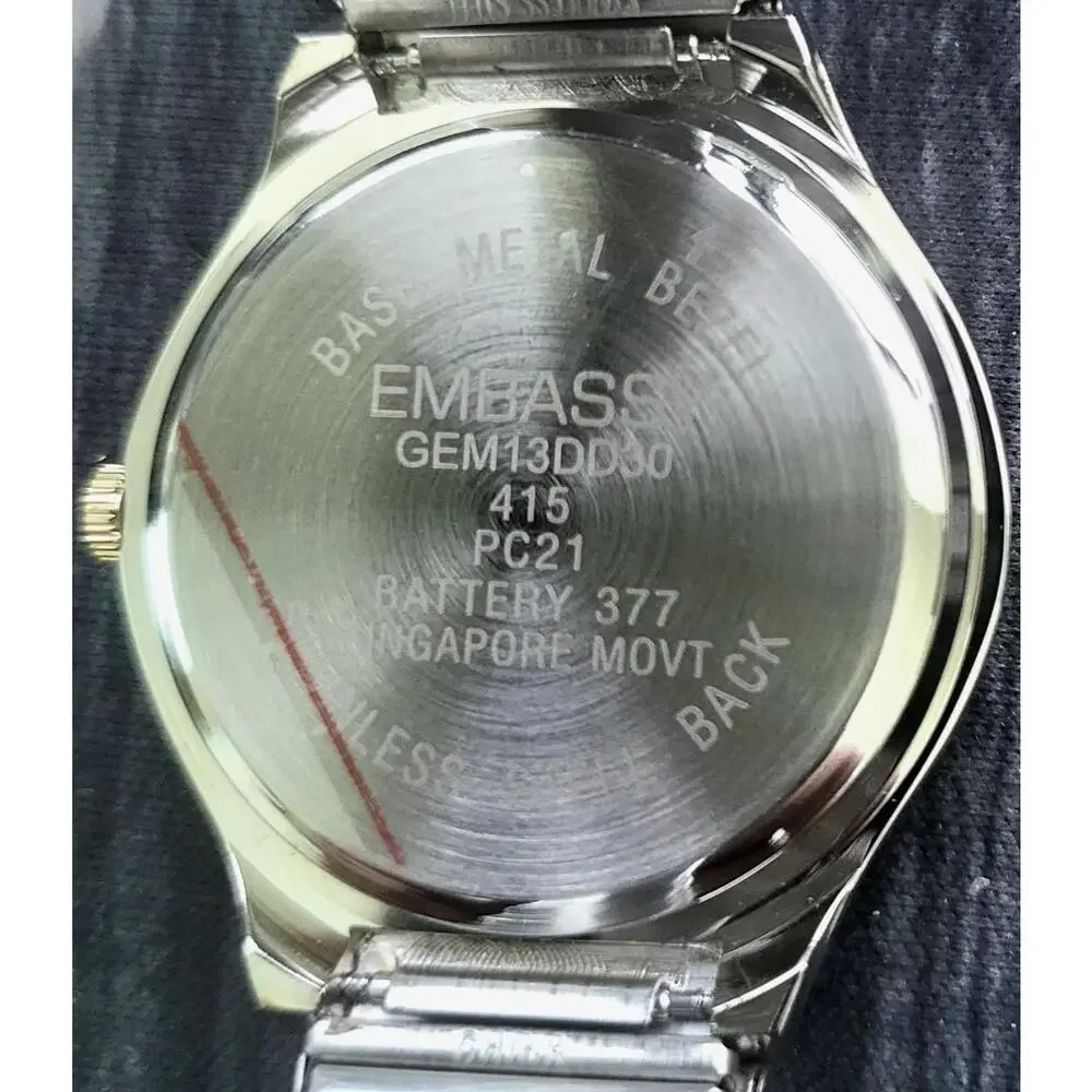 Rare Vintage Gruen Embassy Diamond Mens Watch New‎ In Box